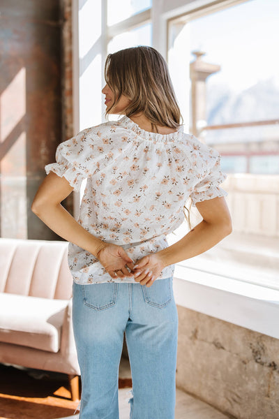 Sparrow Floral Eyelet Blouse