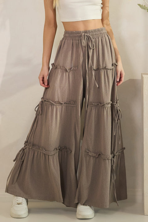 Desert Drift Tiered Palazzo Pants