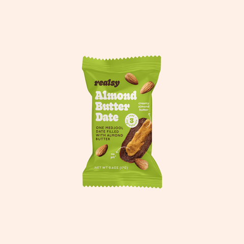 realsy - Almond Butter Dates | Individually Wrapped (40 count)