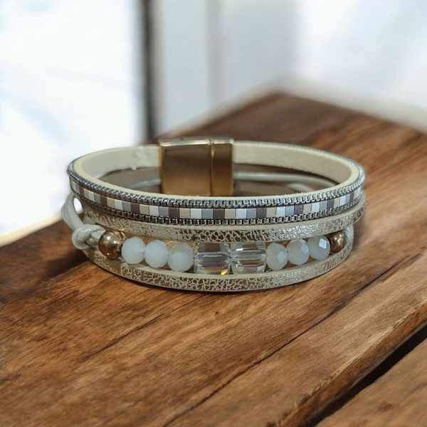 Multi-Strand Magnetic Clasp Bracelets
