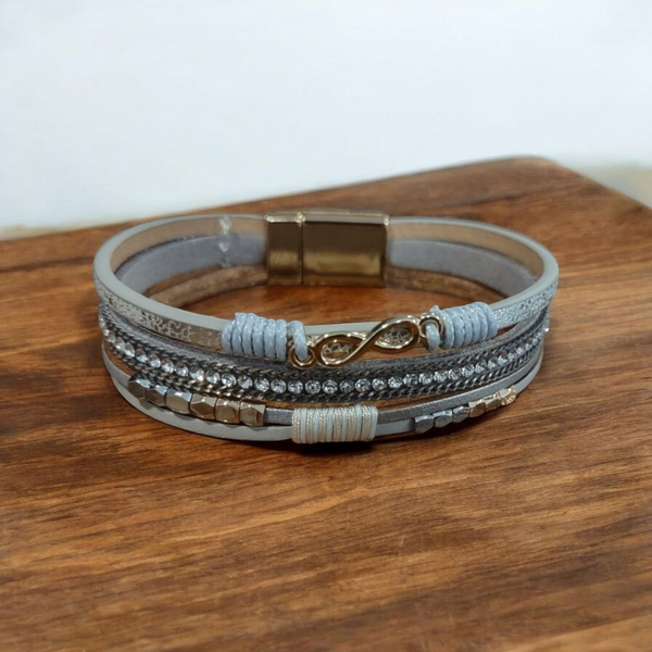 Multi-Strand Magnetic Clasp Bracelets