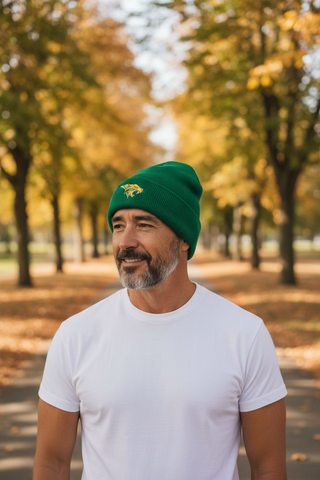 Bobcats Green Beanie