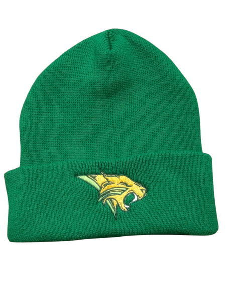 Bobcats Green Beanie