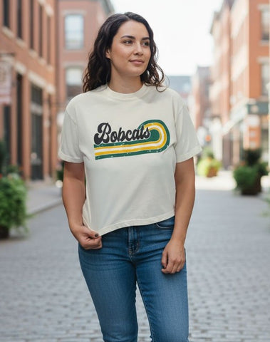 Retro Bobcats Boxy Tee