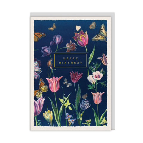 Birthday Tulips Greeting Card