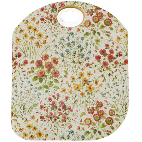 Fall Wildflowers Bowl Scraper