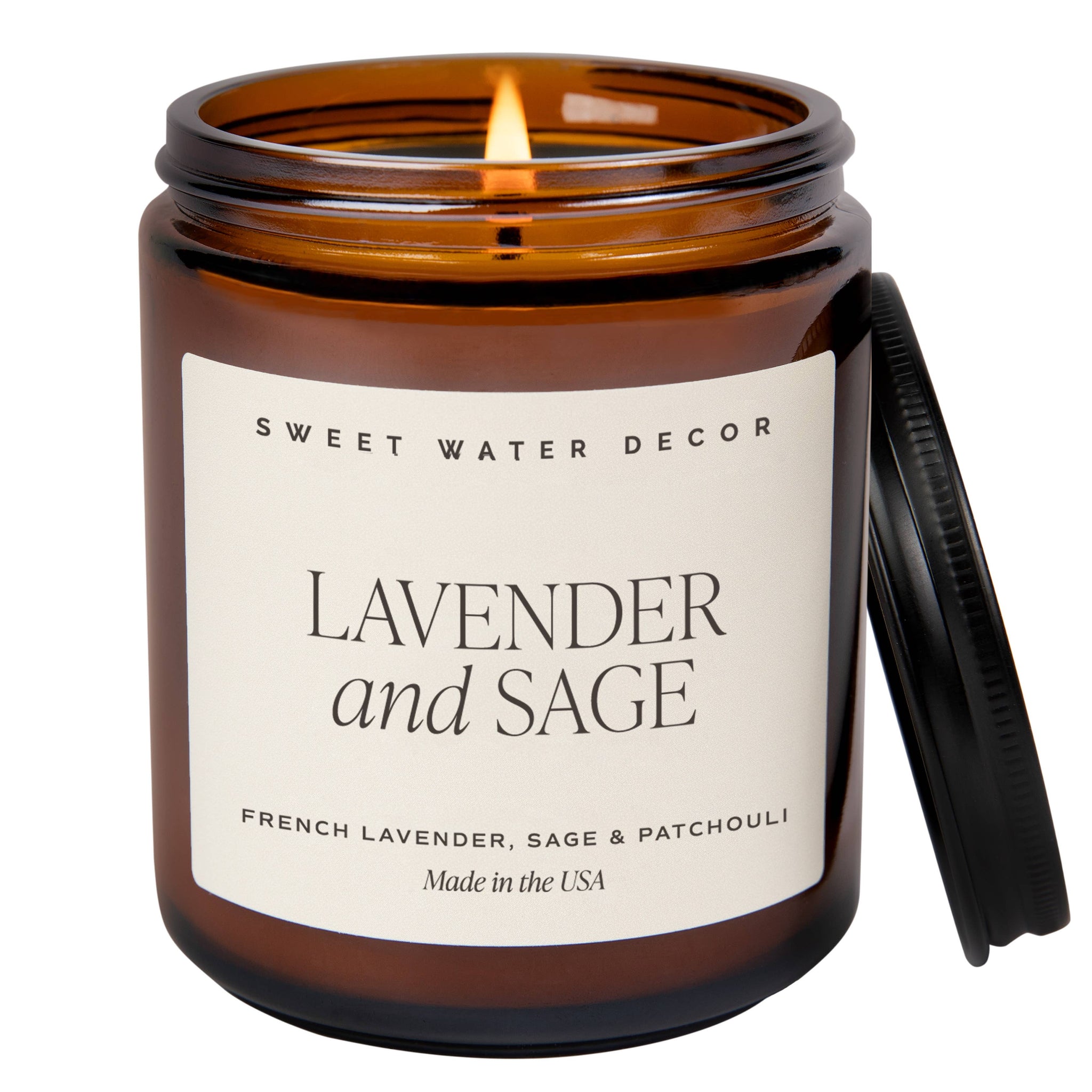 Lavender and Sage 9 oz Soy Candle