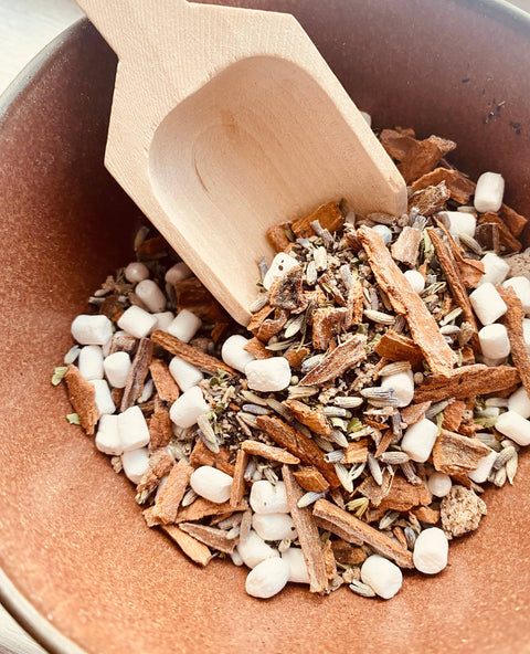 Lavender Fog Latte - Black Tea Cinnamon Loose Leaf Tea Blend
