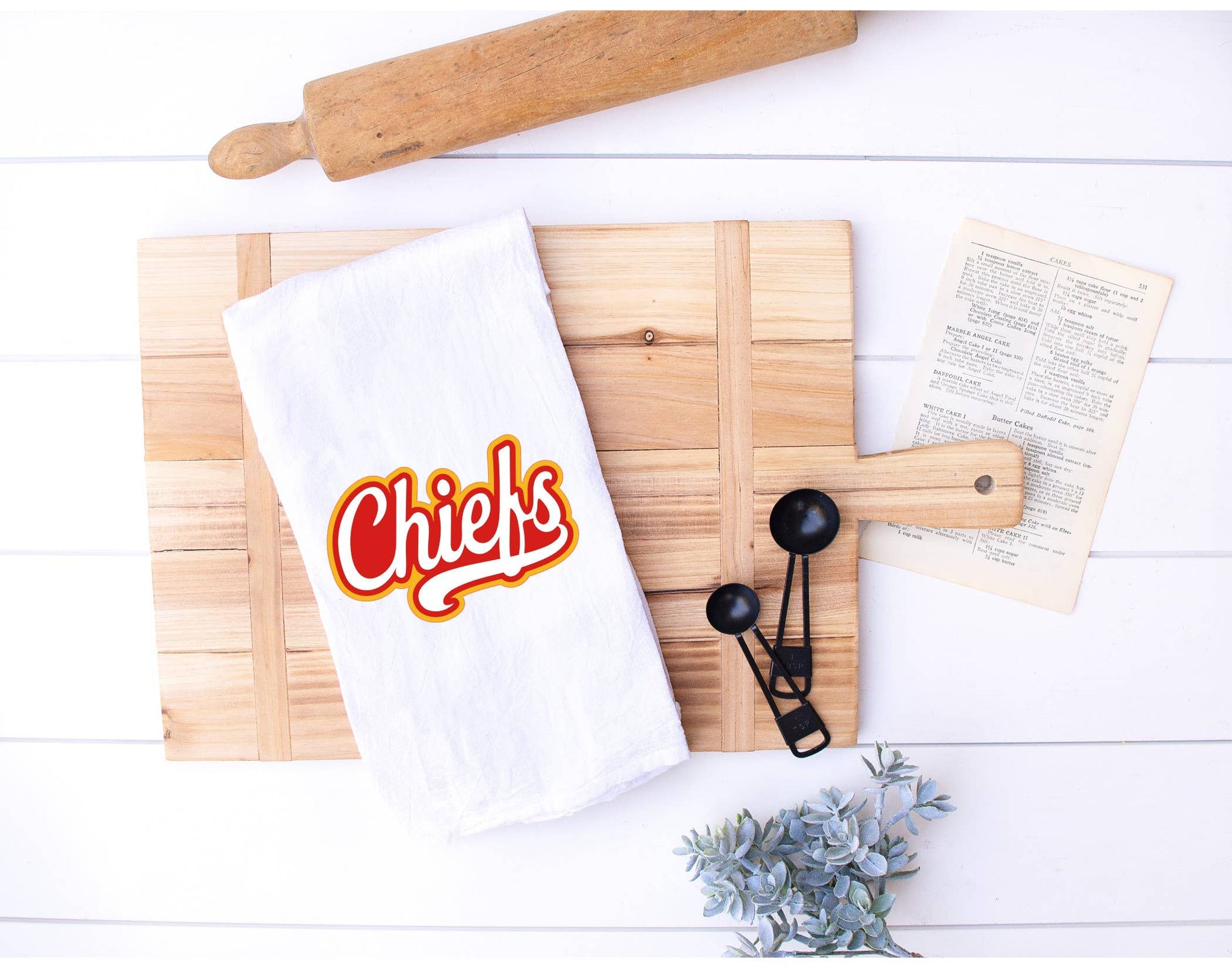 Maple Leaf Market - KC Chiefs Retro Kitchen Tea Towel