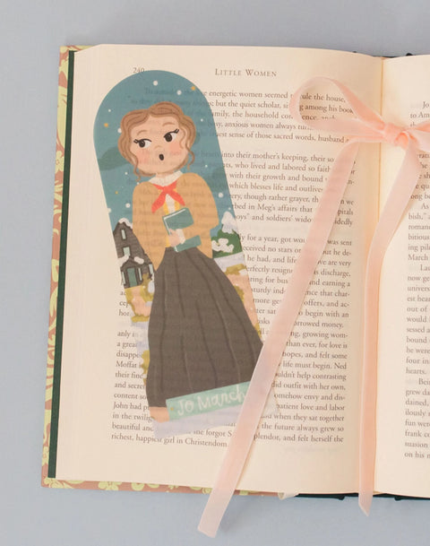 Little Women Jo March Transparent Bookmark