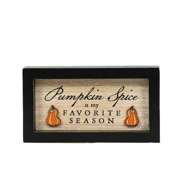 7x4 wood frame sign WITCH/SPICE Halloween FALL decor