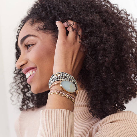Scout Curated Wears - Stone Wrap: Dalmatian Jasper - Stone of Joy