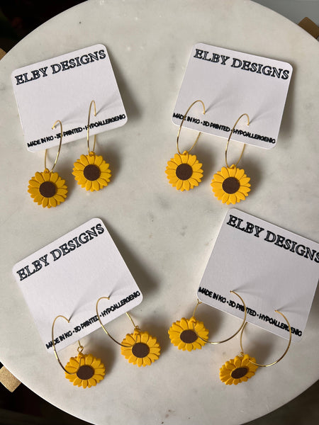 Sunflower Earrings