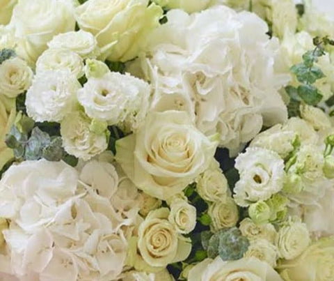 Designer Choice All White Bouquet