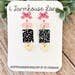 Pencil Earrings, Composition Notebook, Teacher Gift