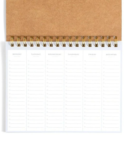 Undated Spiral Weekly Planner