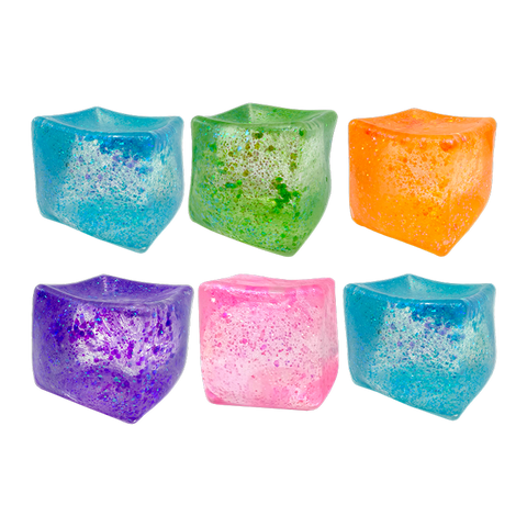 Novelty Brands - Fun Doh JUMBO Squishy Cube | Viral Assortment - 6/Display