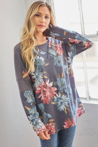 Falling for Floral Pullover