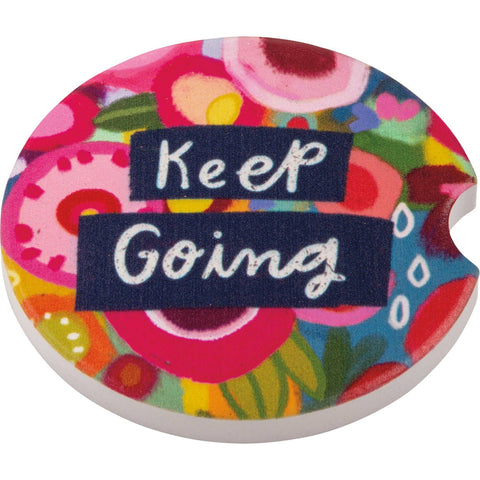 Keep Going Car Coasters