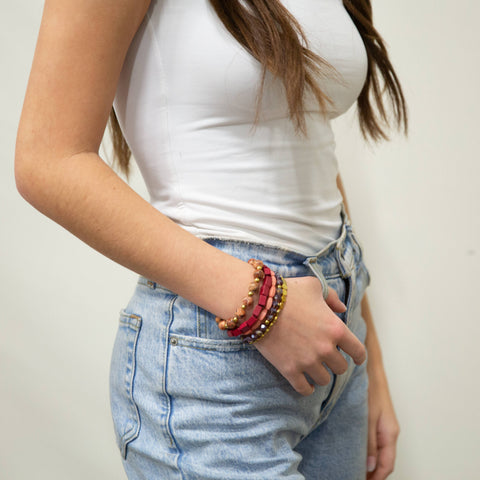 Lauren Bracelet Collection - Berry