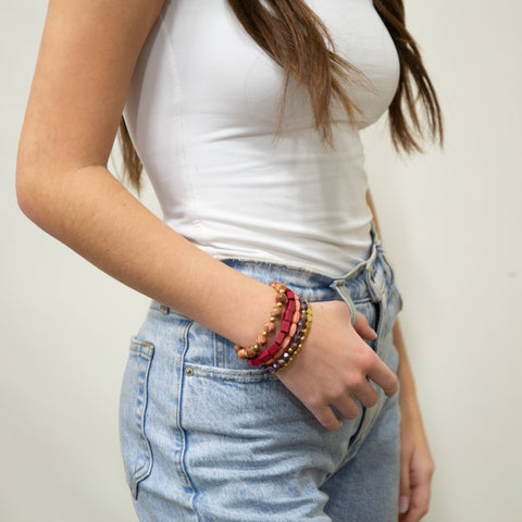 Lauren Bracelet Collection - Berry