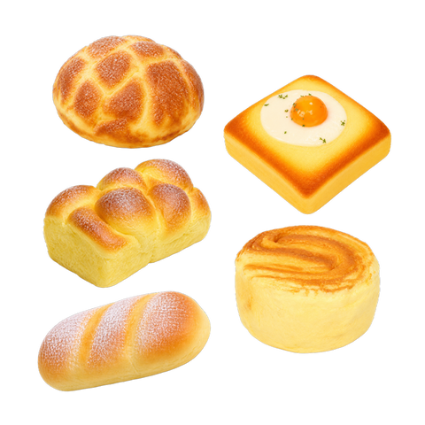 Novelty Brands - Fun Doh Bakery Slow Rise Squishy Bread Variety - 12/Display
