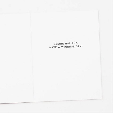 Score Big Sports Themed Birthday Card