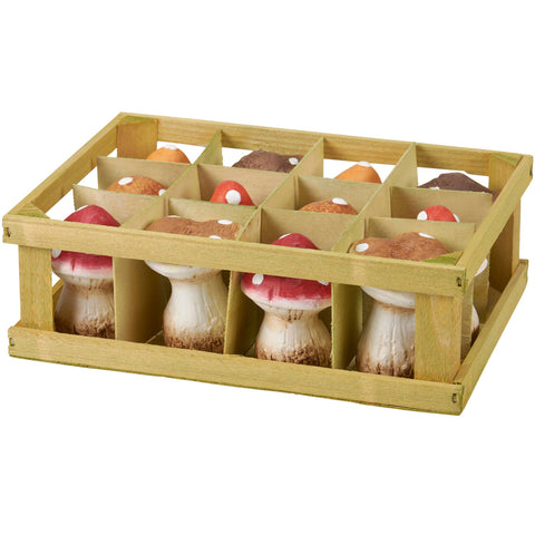 Small Mushrooms Figurines