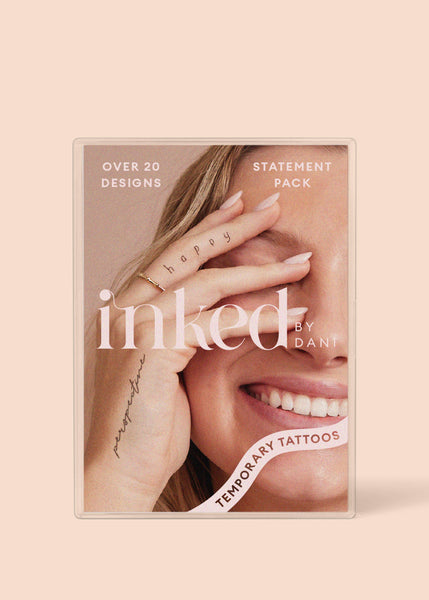 Statement Temporary Tattoo Pack