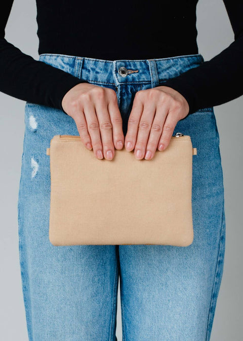 Mustard, Rust & Cream Aztec Wristlet
