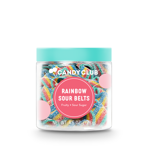 Candy Club - Rainbow Sour Belts