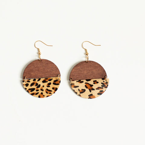 Georgia Earring - Leopard