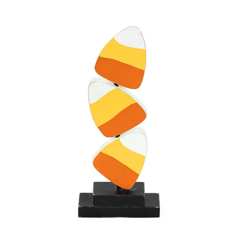 4x10 wood candy corn on stand,  Halloween Fall Decor