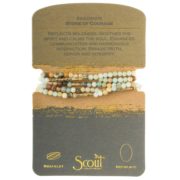 Scout Curated Wears - Stone Wrap: Amazonite - Stone of Courage