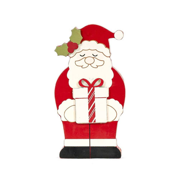 3x6 chunky wood shape (SANTA) Christmas Decor