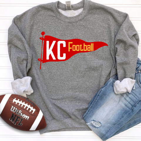 KC Football Flag : Sweatshirt