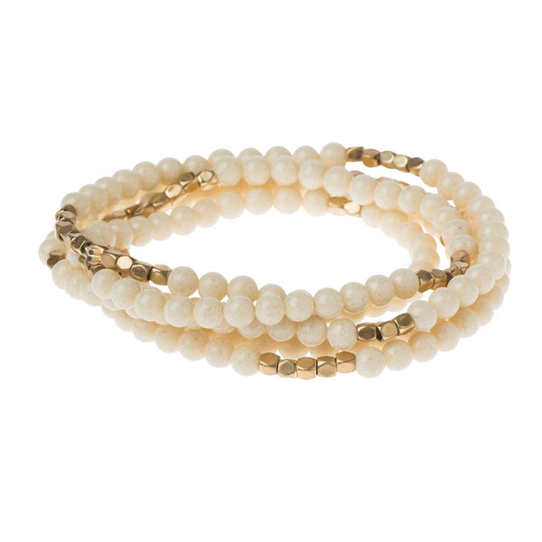 Scout Curated Wears - Stone Wrap: White Fossil Jasper - The Supreme Nurturer