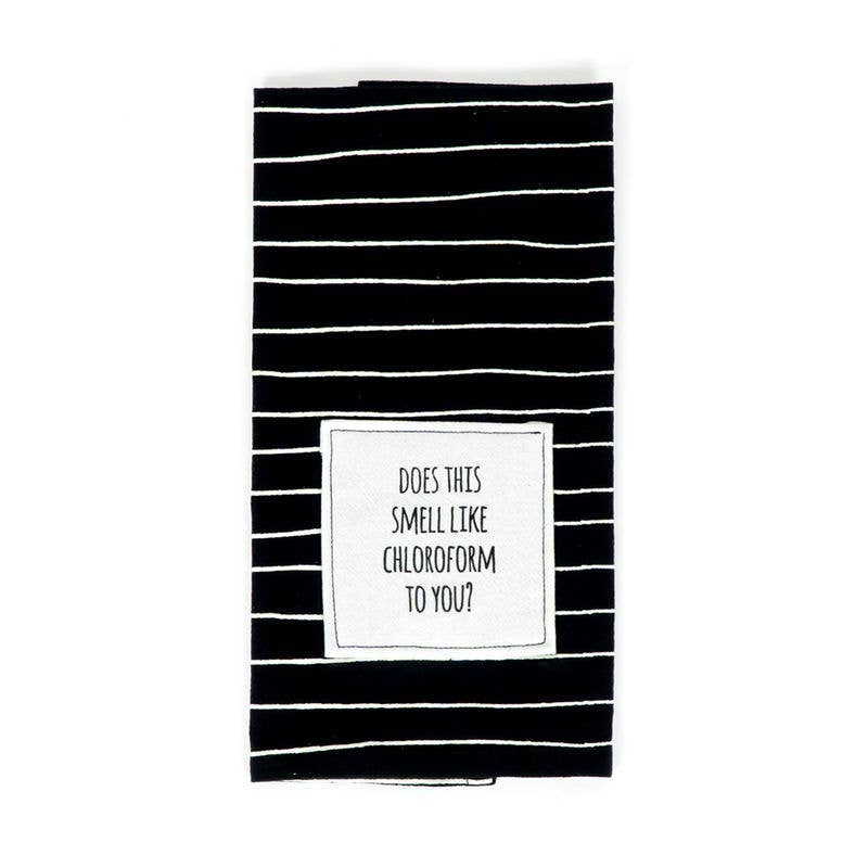 15x24 tea towel (CHLOROFORM)  HALLOWEEN Decor