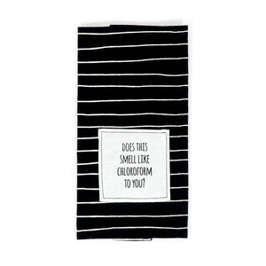 15x24 tea towel (CHLOROFORM)  HALLOWEEN Decor