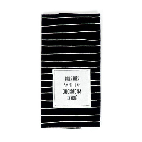 15x24 tea towel (CHLOROFORM)  HALLOWEEN Decor