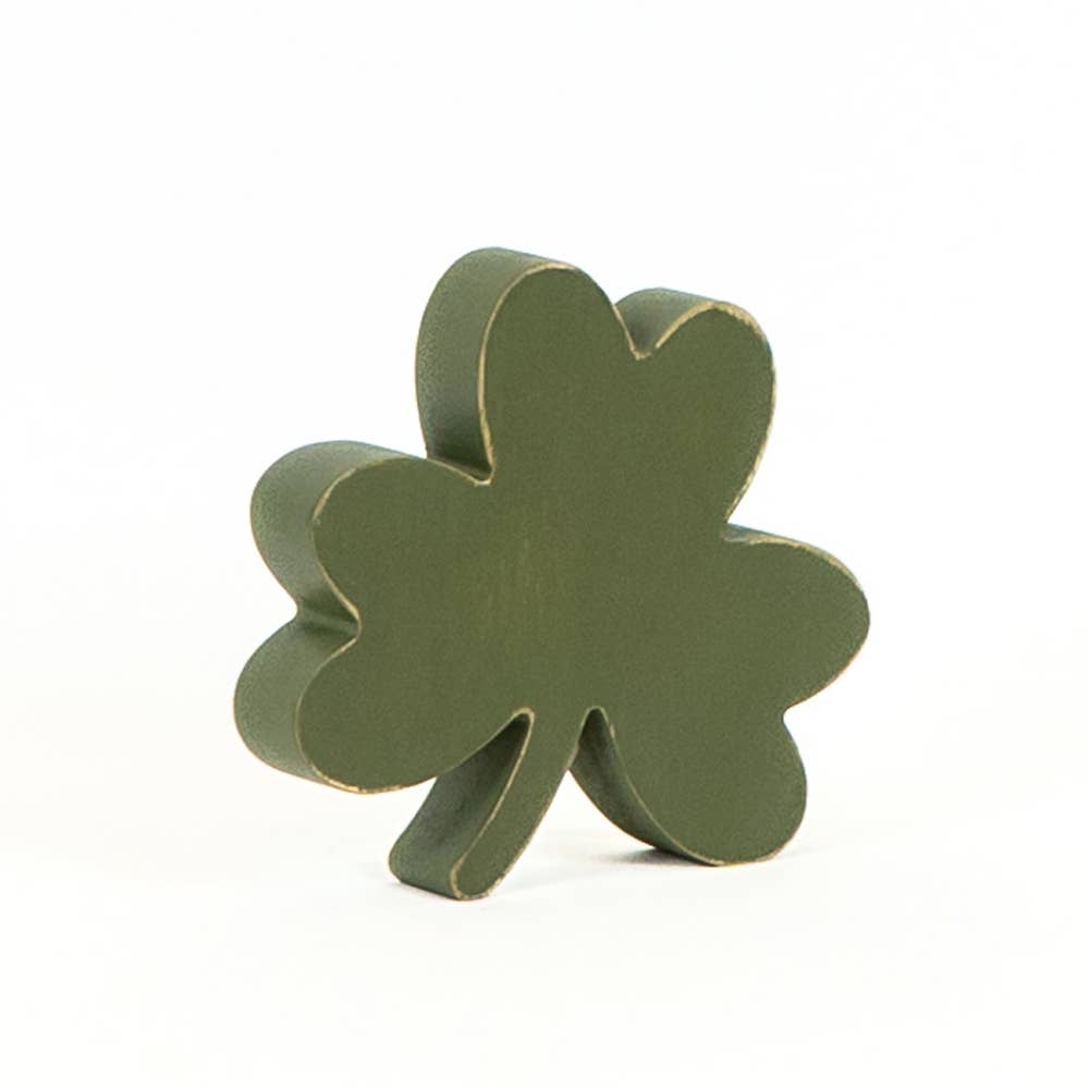 Adams & Co. - 20120 - 5x5x1 wood cutout (SHAMROCK) St Patrick's Day Decor