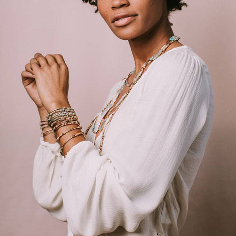 Scout Curated Wears - Scout Wrap : Neptune/rose gold