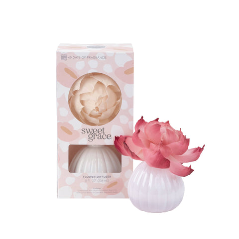 Bridgewater Candle Company - Sweet Grace Flower Diffuser | Spring Gift, Mother's Day Gift