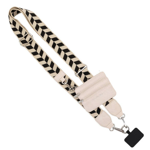 Clip & Go Crossbody Strap w/Zippered Pouch - 3 in 1