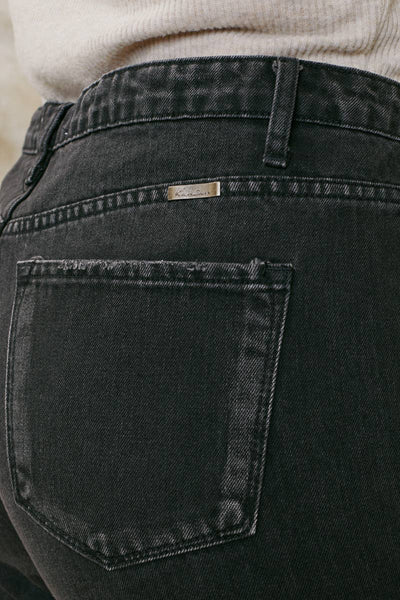 Kan Can USA - Plus Size Black Denim Shorts