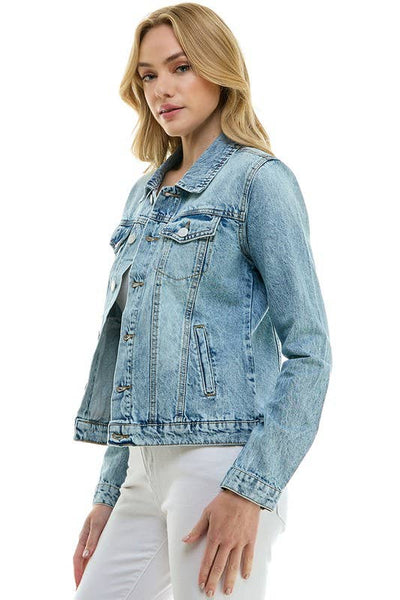 Ladies Cotton Denim Jacket