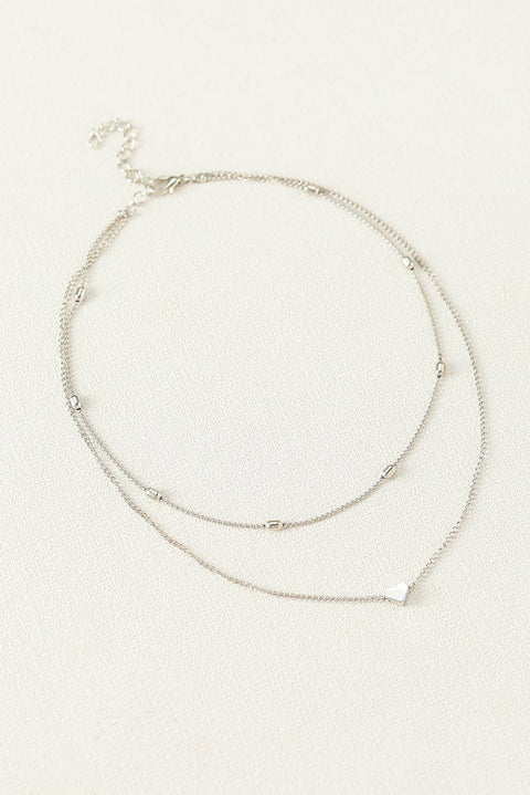 Valentine Heart Shaped Layered Chain Necklace