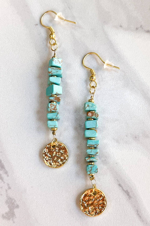 Daphne Earrings in Turquoise