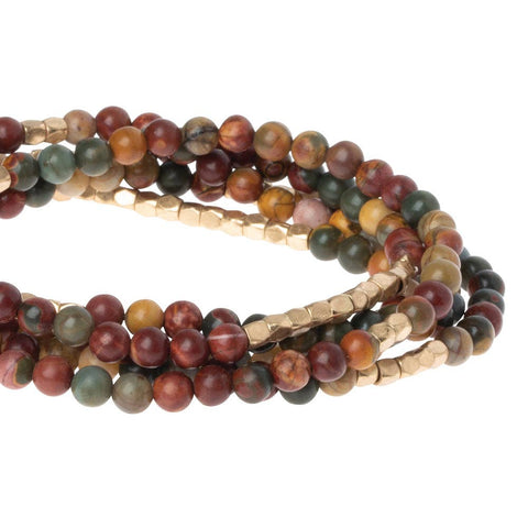 Scout Curated Wears - Stone Wrap: Majestic Jasper - Stone of Serenity