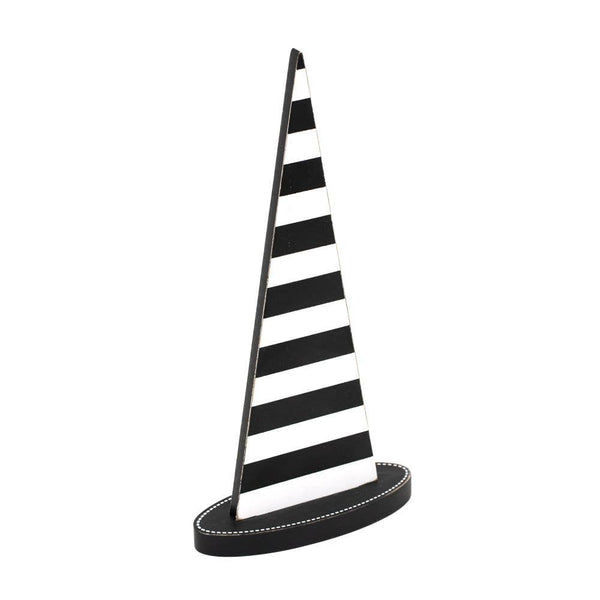 6x12 wood witch hat (STRIPES)  FALL HALLOWEEN DECOR